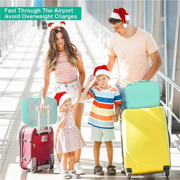 8 Set Packing Cubes for Suitcases Blue Travel Luggage Packing Organizers - Picture 6 of 6